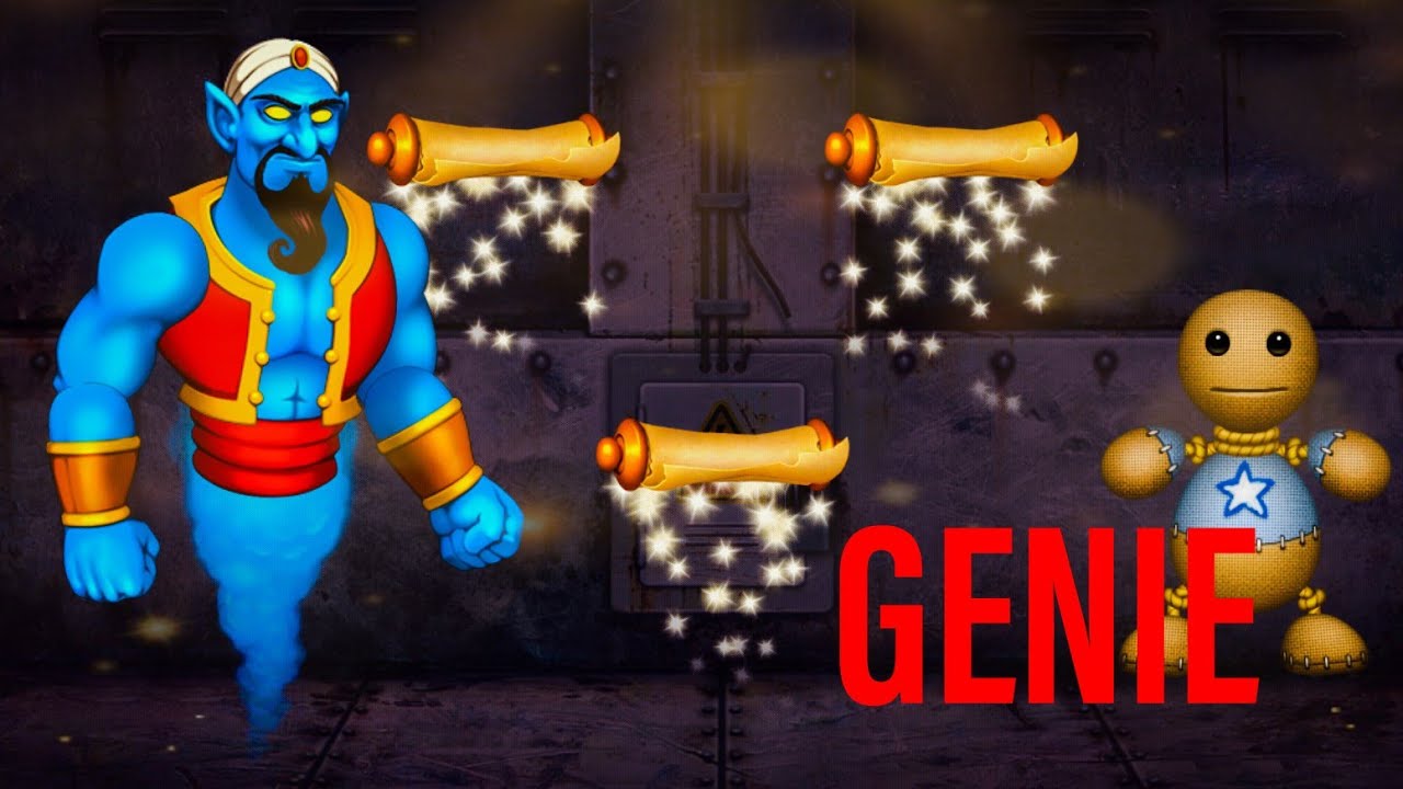 Destroying buddy with Genie powers in kickthebuddy YouTube