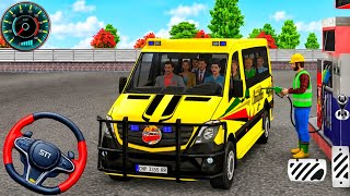 New City VAN Driving 3D Game: Real Local Mini Coach Driving Simulator Passenger! Android Gameplay screenshot 5
