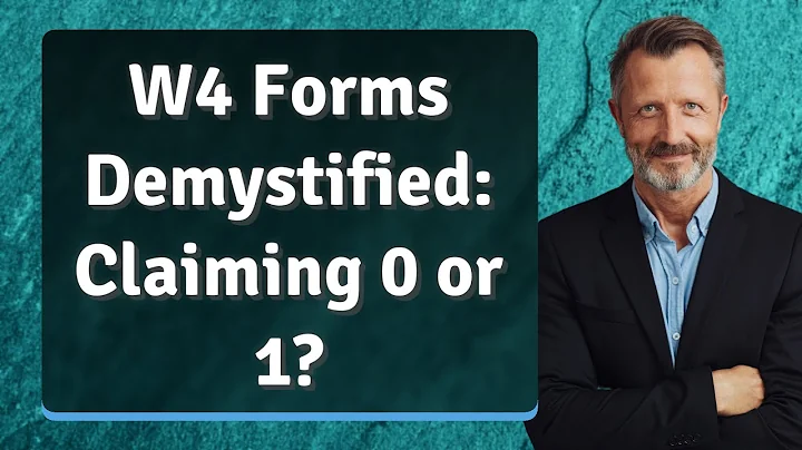 W4 Forms Demystified: Claiming 0 or 1?