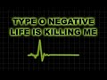 Type o negative  life is killing me full album official