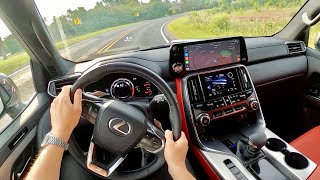 2022 Lexus LX 600 F Sport  POV Driving Impressions