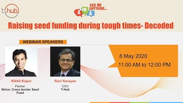 Raising seed funding during tough times- Decoded | Nikhil Kapur & Ravi Narayan | Ask Me Anything