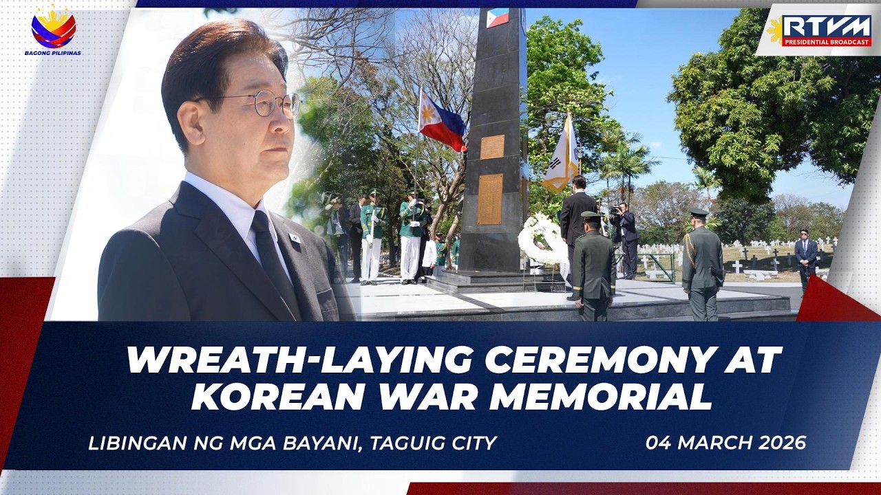 Wreath-laying Ceremony at Korean War Memorial 03/04/2026