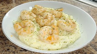 National shrimp day, with cheesy potaoes.