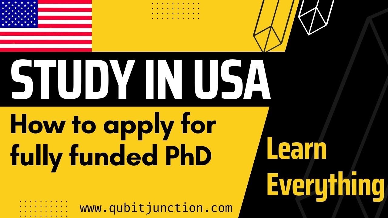 study phd in usa with scholarship