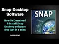 How to Download & Install Snap Desktop Software Free just in 5 Mint_Hindi/Urdu