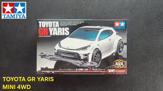 TAMIYA 18097 Toyota GR Yaris (VZ Chassis) Mini 4WD Unboxing | 1/32 Racing Mini 4WD Kit