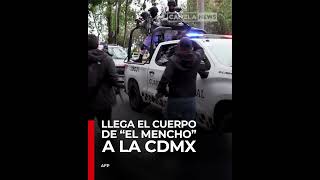 Así llegó el cuerpo de "El Mencho" bajo fuerte operativo de la Guardia Nacional
