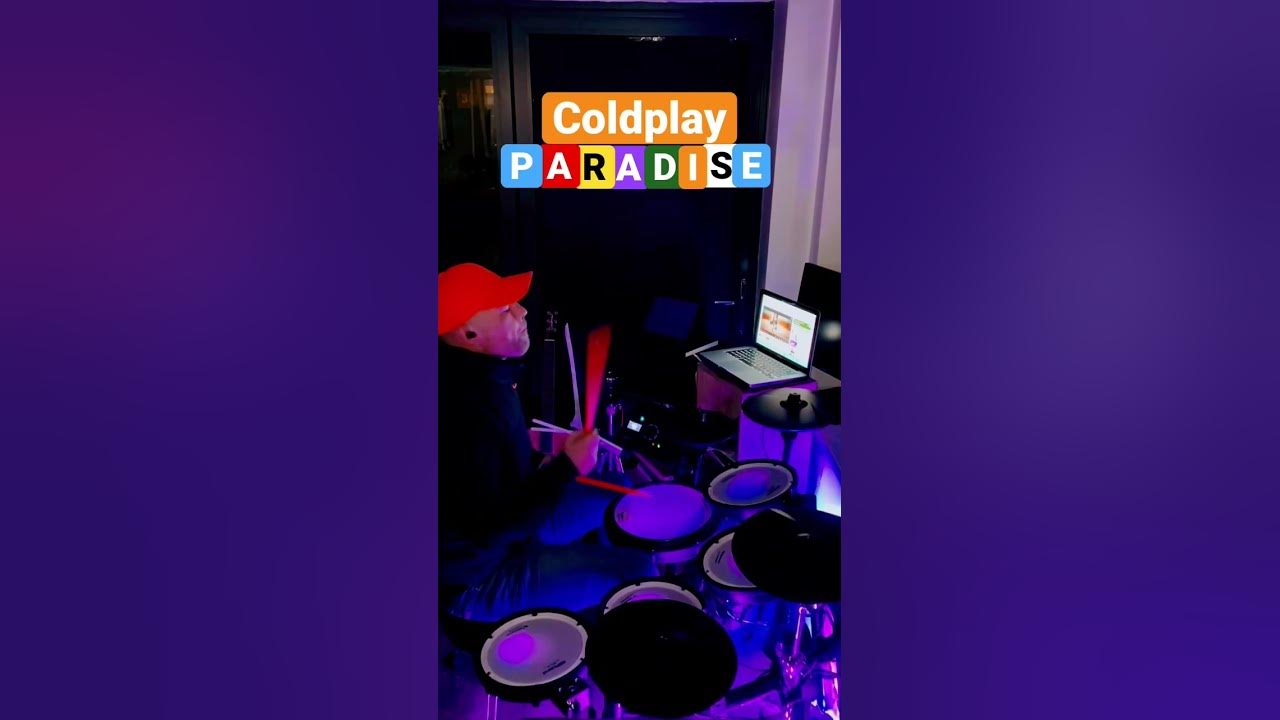 Coldplay - Paradise #shorts #drums #live #short #lights #coldplay