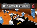 So I made a "nightmare" Difficulty in Minecraft...