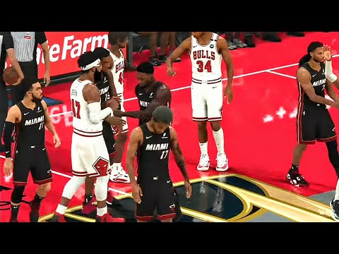 NBA CUP Gr.Rd 3 🔥🎯 | Chicago Bulls (17-1) at Miami Heat (7-7) | Bryn's Journal PT150 | NBA 2K25