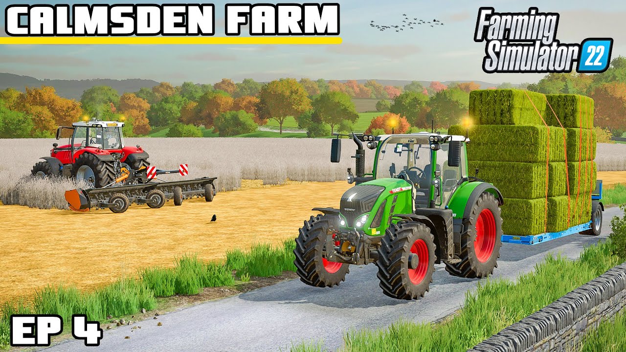 Download RECYCLING THE WHEAT CROP | Calmsden Farm | Farming Simulator 22 - Episode 4