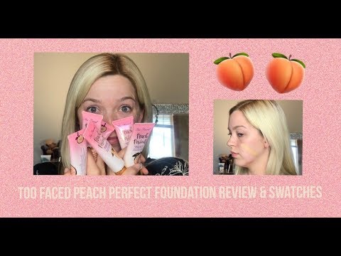 Too Faced 'Peach Perfect' Foundation - Review & Swatches!-thumbnail
