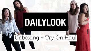 Dailylook Unboxing + Try On Haul - YIKES // Size 8 Fashion