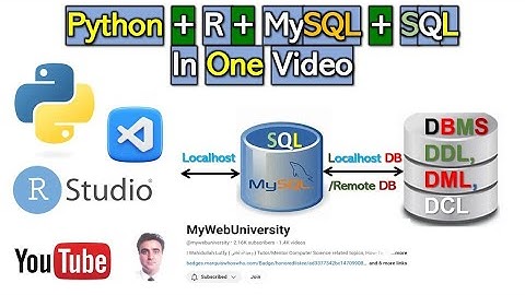 Python + R + MySQL + SQL ln One Video