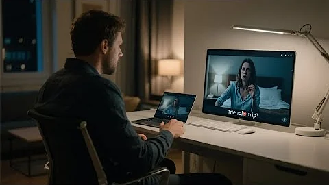 She texted “It's just a friendly trip with my ex” I turned on the video call, “Don't rush