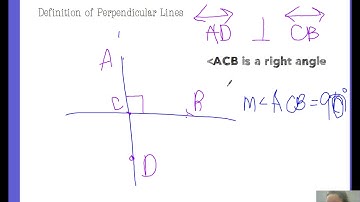 2.7, 2.8 Proofs: Definition of Perpendicular Lines