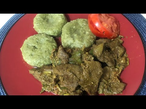 Callaloo Dumpling & Curry Liver Recipe|| Jamaican Recipes