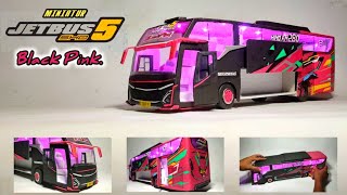 MEMBUAT MINIATUR BUS JB5  TUNGGAL JAYA  DARI KARDUS. (Full Interior Detailing)