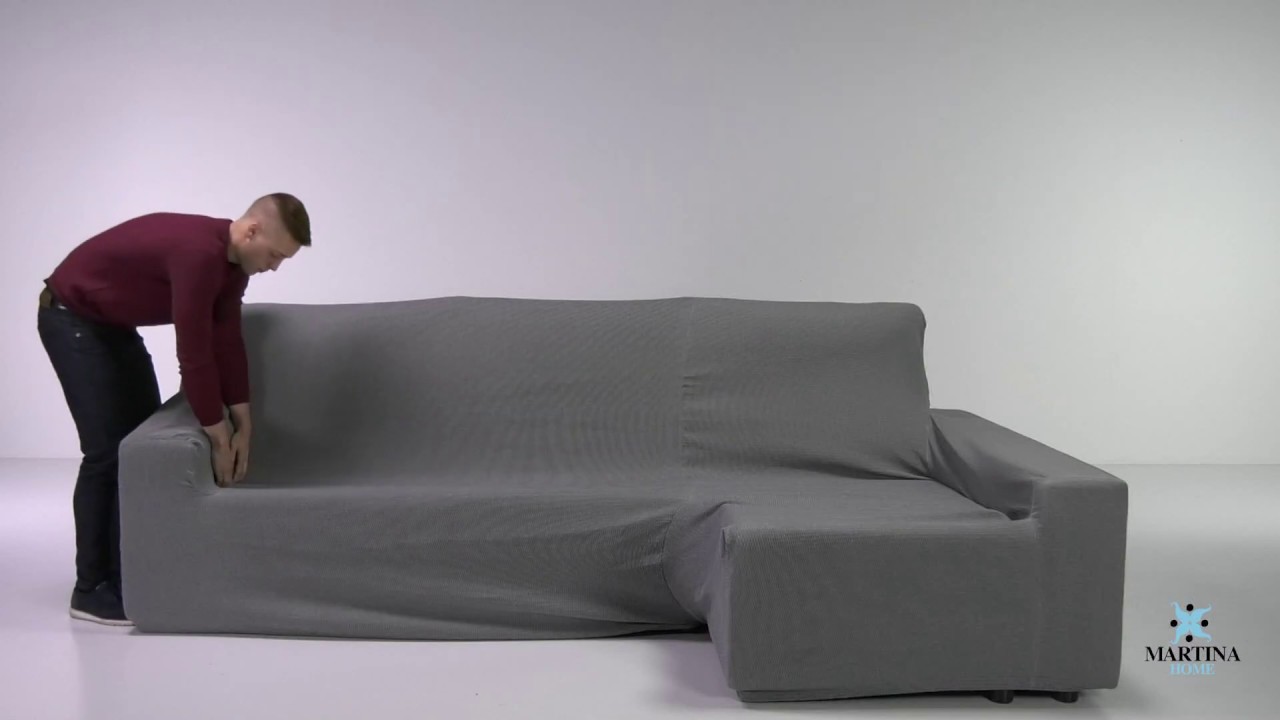 Funda de Sofá elástica y adaptable apta para sofás Chaise Longue - blueemoon