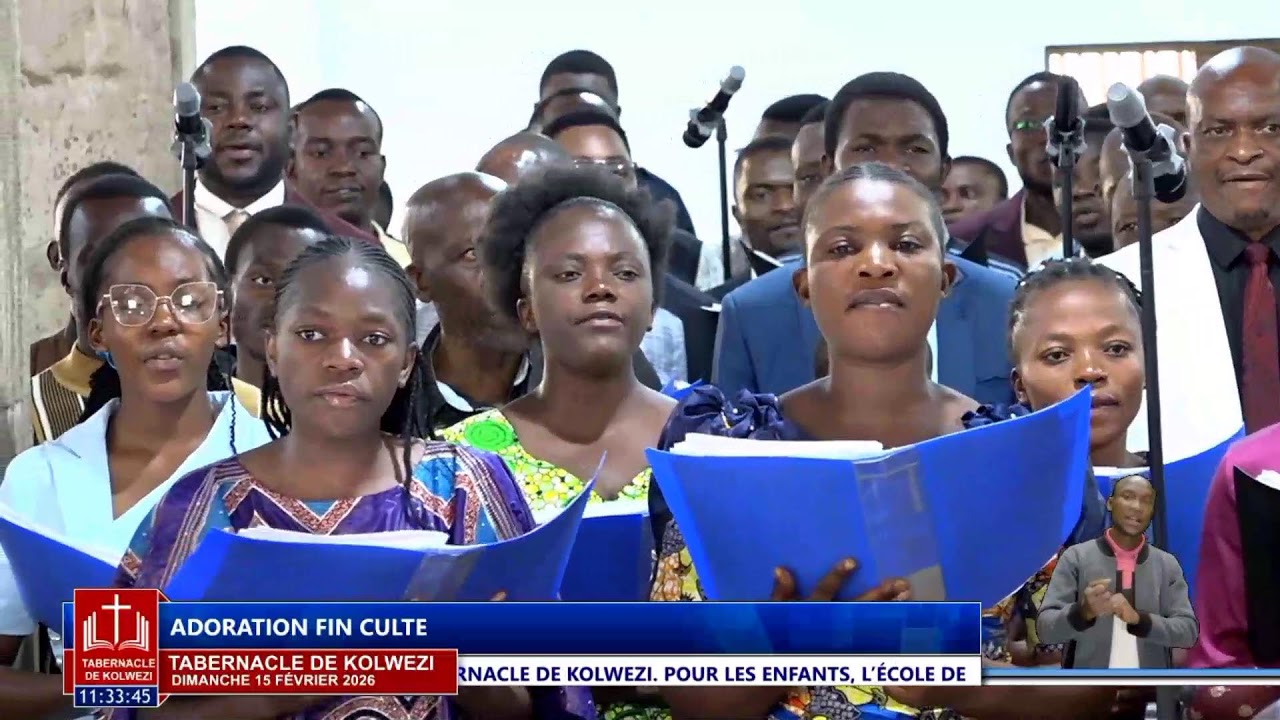 Dimanche 15 Février 2026 Frère Numbi KAMPEMBA, Sujet: '' Christ est révélé dans sa propre parole 