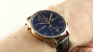 IWC Portuguese Chrono Rattrapante IW3712-10 Luxury Watch Review