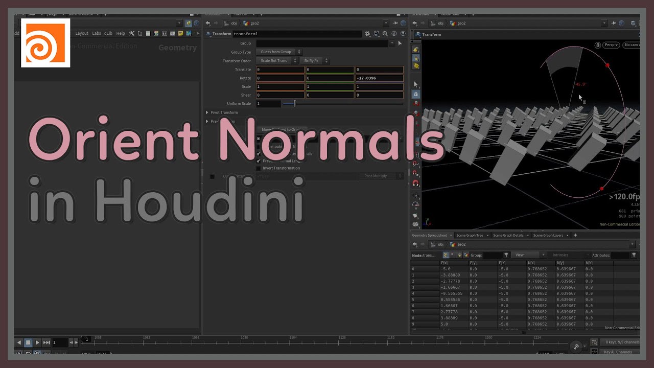 #64 How to Orientate Normals in Houdini - YouTube