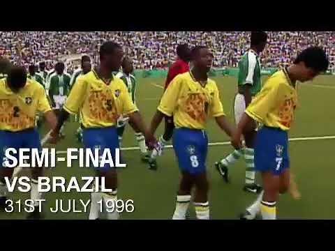 Nigeria  4 - 3 Brazil Semi final Atlanta 1996 Olympics