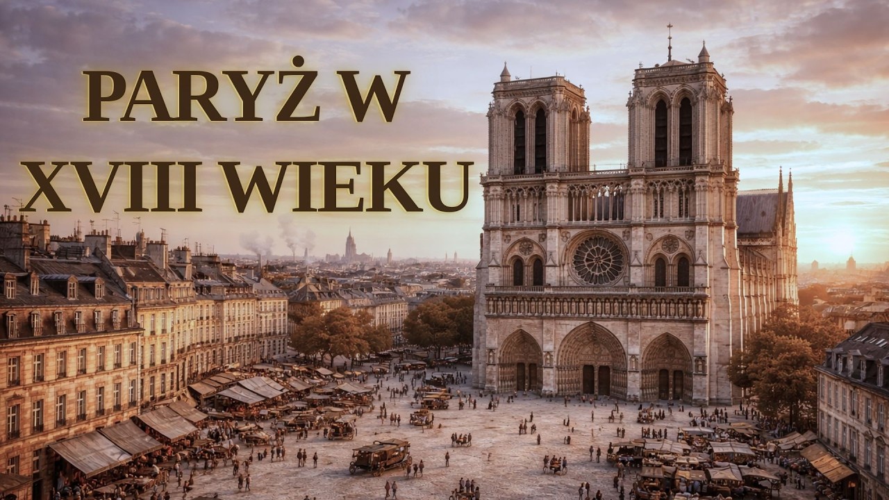 Wycieczka po Paryżu w latach 1700 (rekonstrukcja AI)