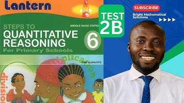 Test 2B Quantitative Reasoning