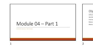 Statistics Module 4 part 1