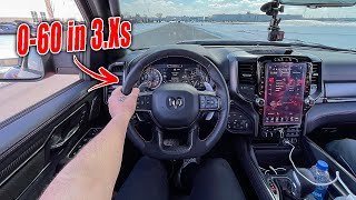 FIRST LAUNCH IN MY 2021 RAM TRX! *HELLCAT KILLER*