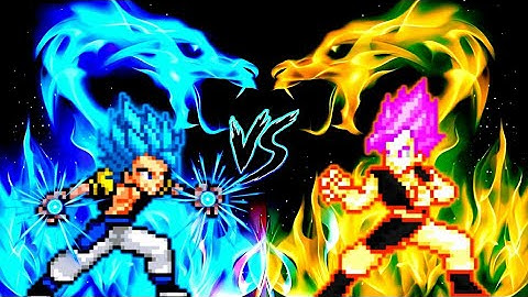 Gogeta DBS V5 (all form) VS All Jus V3 (all form) in Jump Force Mugen