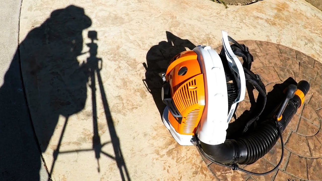 TESTING STIHL BR700 BACKPACK BLOWER & HOW TO BUILD A HOLDER FOR LEAF ...