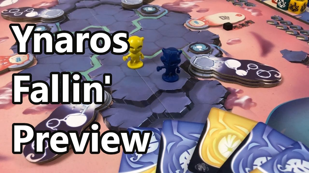 Ynaros Fallin' Preview A Strategy Game for 2 or 4 Players Coming to