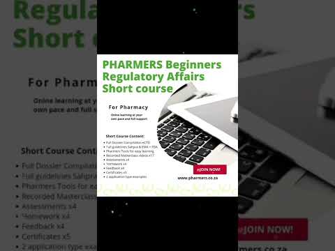 Beginners Regulatory Affairs Masterclass Series (SHORT COURSE) For Pharmacy
