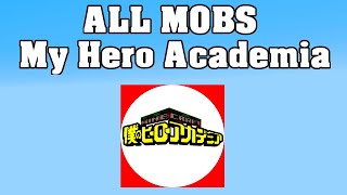 Minecraft My Hero Academia Mod , ALL MOBS !!! 😱 screenshot 2