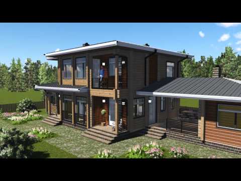 Деревянный дом из клееного бруса. Проект №151из YouTube · Длительность: 1 мин4 с Деревянный дом из клееного бруса. Проект №151из YouTube · Длительность: 1 мин4 с