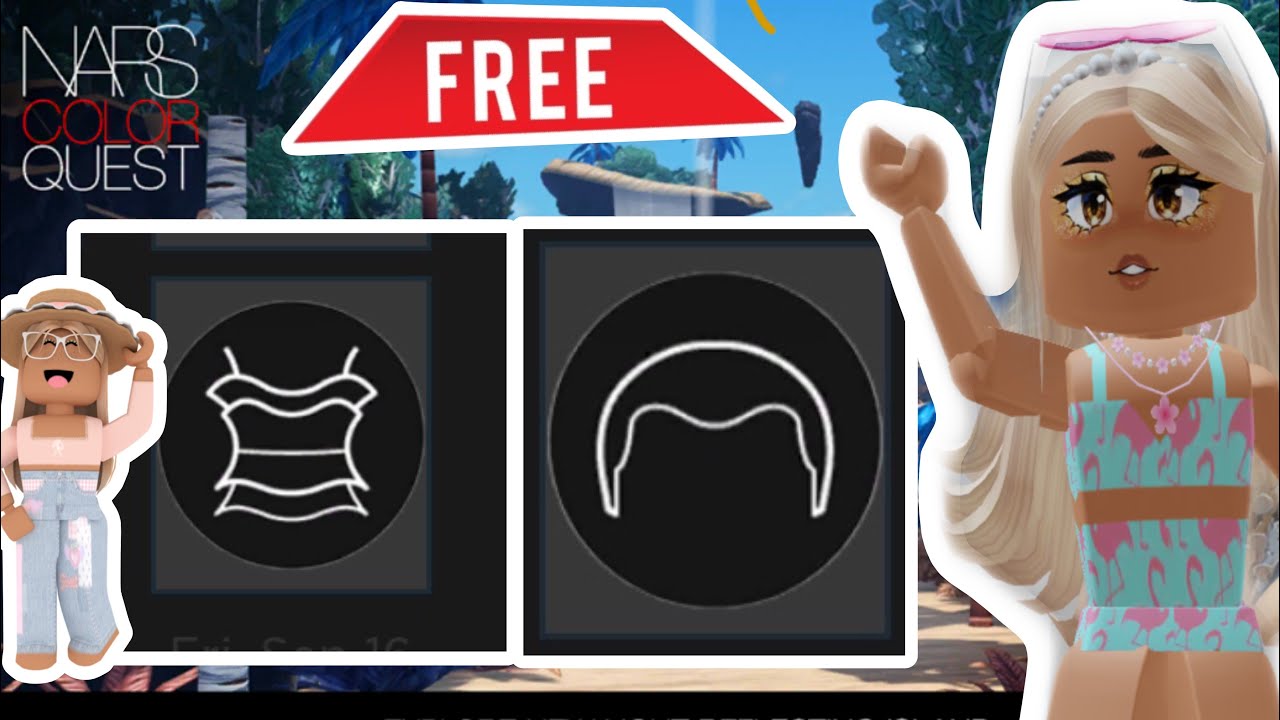 [ NEW UPDATE ] NARS Color Quest Next ! Free item !#nars #roblox - YouTube