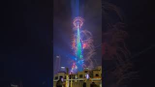 Burj Khalifa New Year's 2024 Firework Display