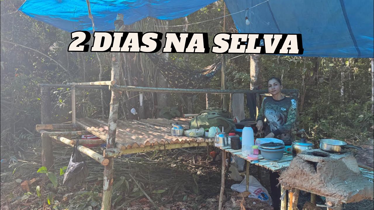 🏕️ACAMPAMENTO DE 2 DIAS NA SELVA AMAZÔNICA