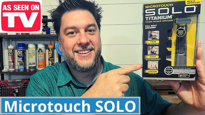 MicroTouch Solo Titanium Trimmer - YouTube