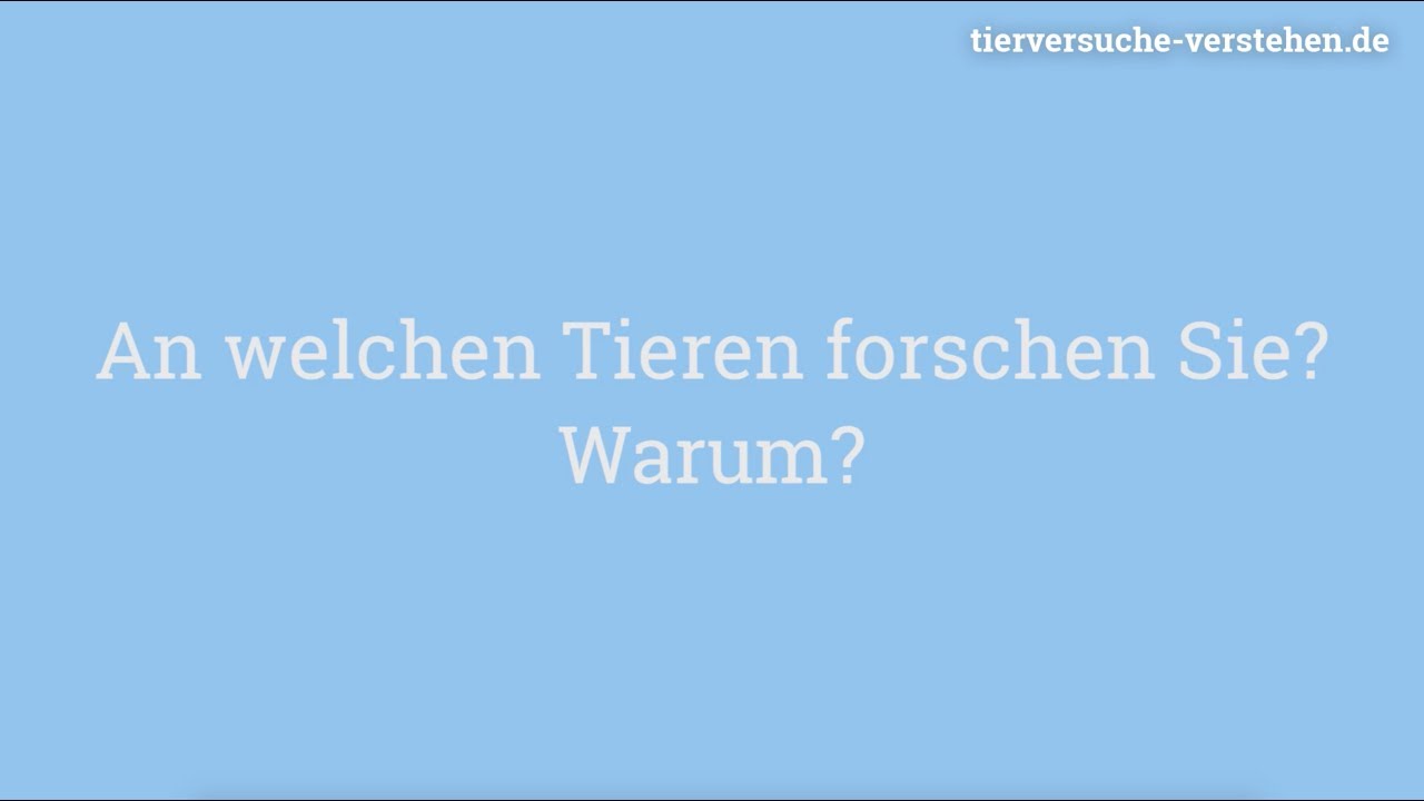 Tag des Versuchstiers - Community-Aktion - Teil 3