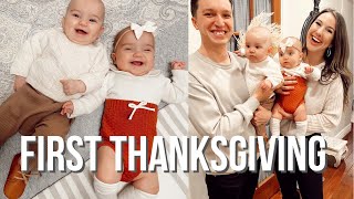 TWINS FIRST THANKSGIVING 2021| heather fern
