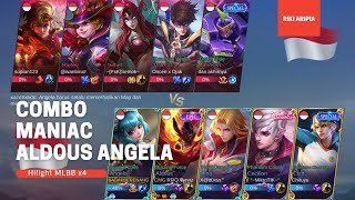 Gilaaaa Combo Aa Angela Aldous Desah, Desah, Maniac Hilight 4X - Mlbb
