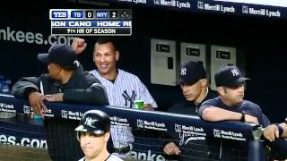 2012/06/06 Cano's solo home run