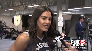 Aces guard Kelsey Plum talks offseason breakup and upcoming WNBA season.