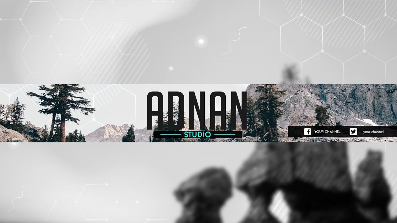 Youtube Banner Template Photoshop Youtube Banner Template Download Banner Template Psd 2020 Youtube