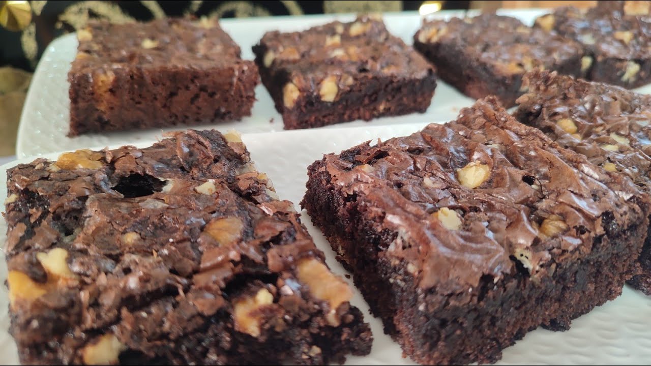 لا حاجة لزبدة من اليوم‼️ براونيز بدون زبدة روعة معلك وخفيف مع أسرار للحصول على أفضل نتيجة كالمحلات