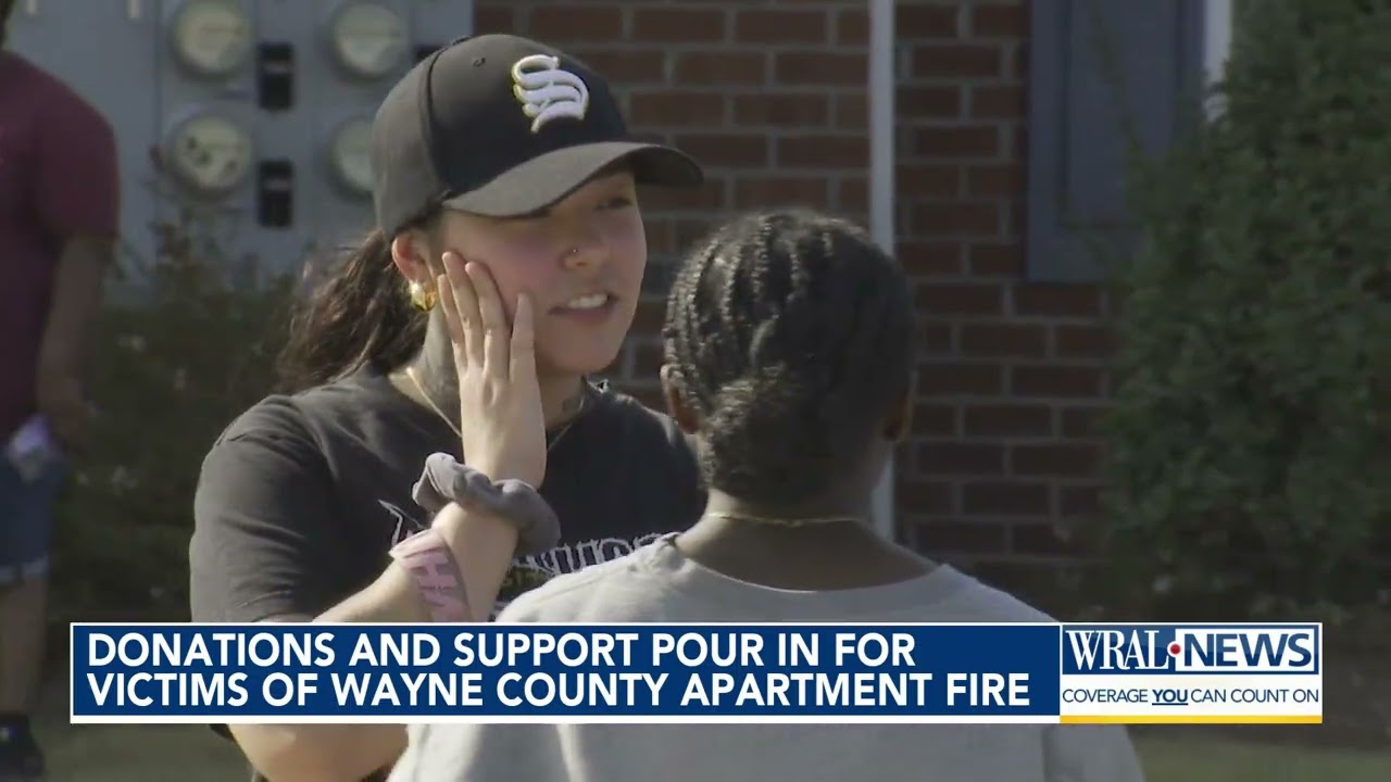 Donations and support pour in for victims of Wayne County apartment fire